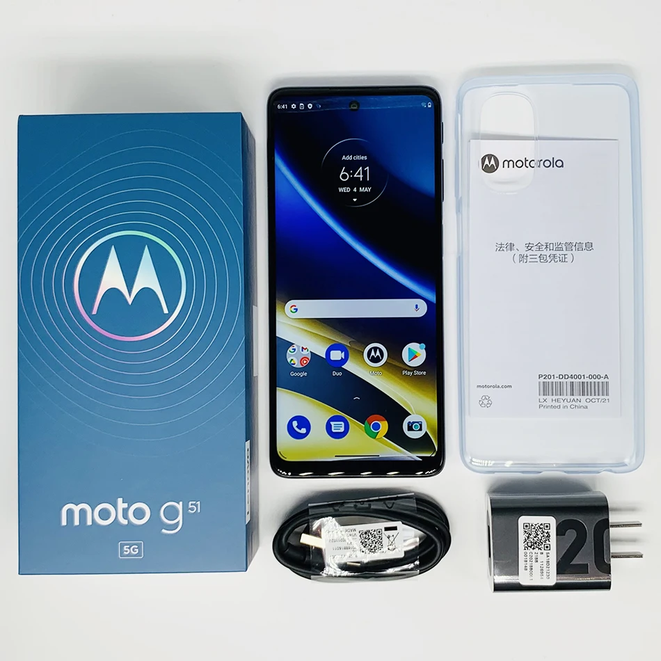 Global Rom Motorola Moto G51 8GB 128GB Mobile Phone 50MP 6.8'' FHD 120Hz Screen 5000mAh Battery Smartphone Snapdragon 480Plus |