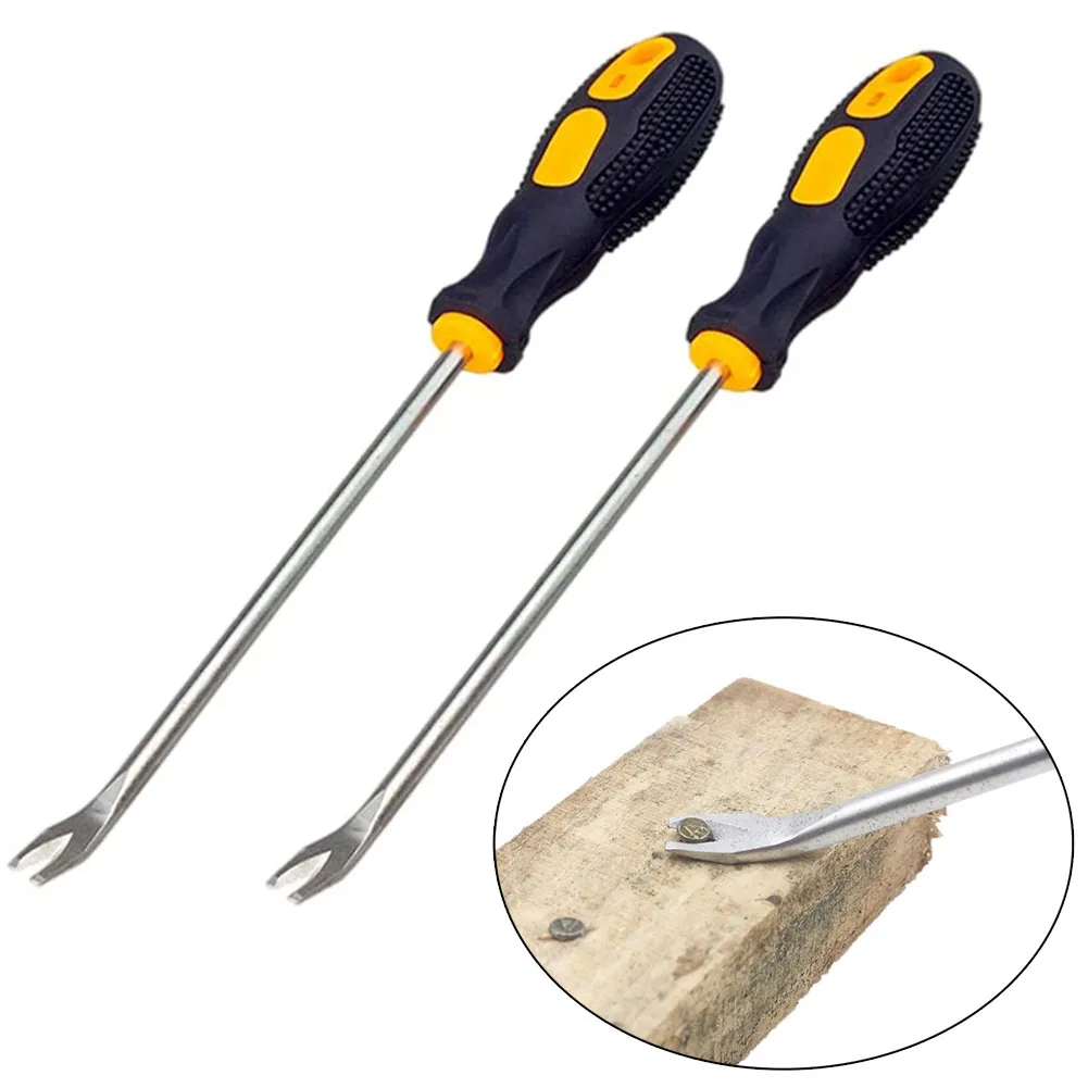 

U/V-shaped Screwdriver Nail Drivers 260mm Nail Puller Nails Remover Pry Tool For Home Office Industries Carpenter Workshops