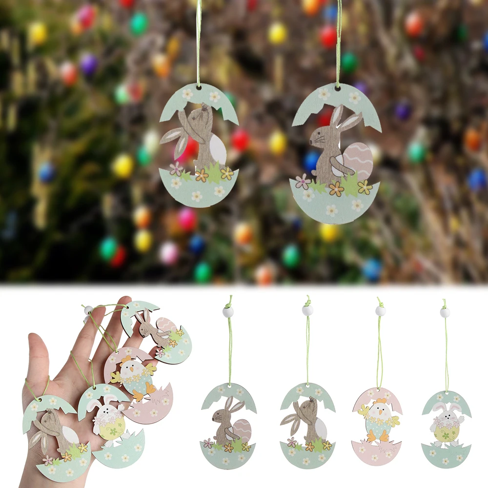 Детский подарок для вечевечерние подвесное украшение дома Пасхальный кролик в
