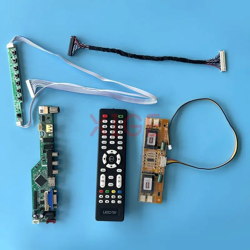 Для LM250WF1 LM230WF1 LM230WF2 Комплект платы драйвера контроллера IR + USB AV HDMI VGA 1920*1080 4CCFL