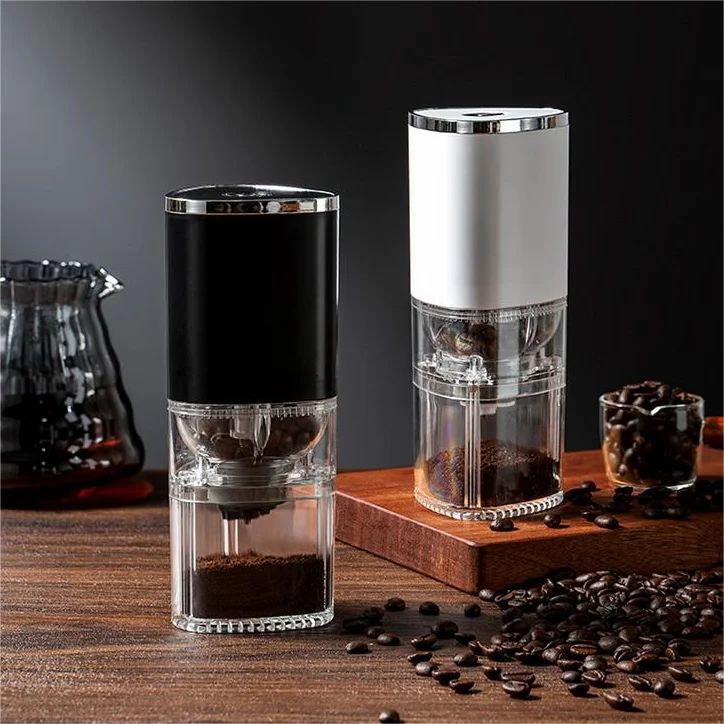 

Portable Electric Coffee Grinder Spice Mill Nuts Grains Coffee Bean Grinders USB Charge Ceramic Grinding Core TYPE C Grinders