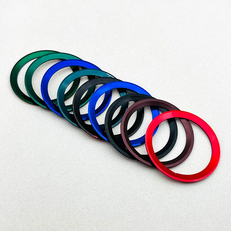 Fashion 38mm High Quality Sloped Metal Watch Bezel Insert Ring Inner Diameter 30.5mm Fit GMT Men Watch Case Replace Repair Parts