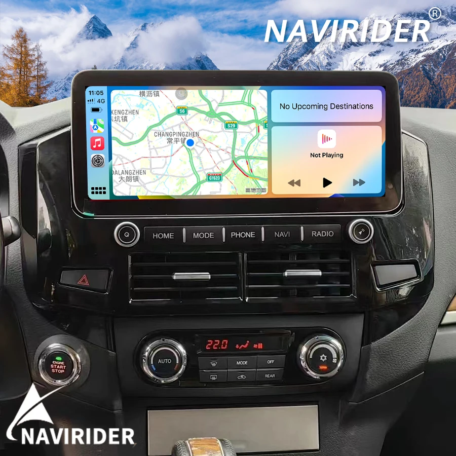 

12,3-дюймовый автомобильный радиоприемник Android 14, мультимедийный видеоплеер для Mitsubishi Pajero 4 V80 V88 V90 V93 V97 V98 2007-2020 Carplay GPS Auto