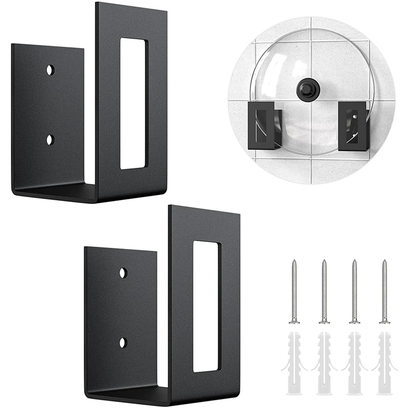 

Настенный держатель крышки кастрюли, подвесной органайзер для крышки кастрюли, подвесная кухонная стойка для хранения разделочной доски