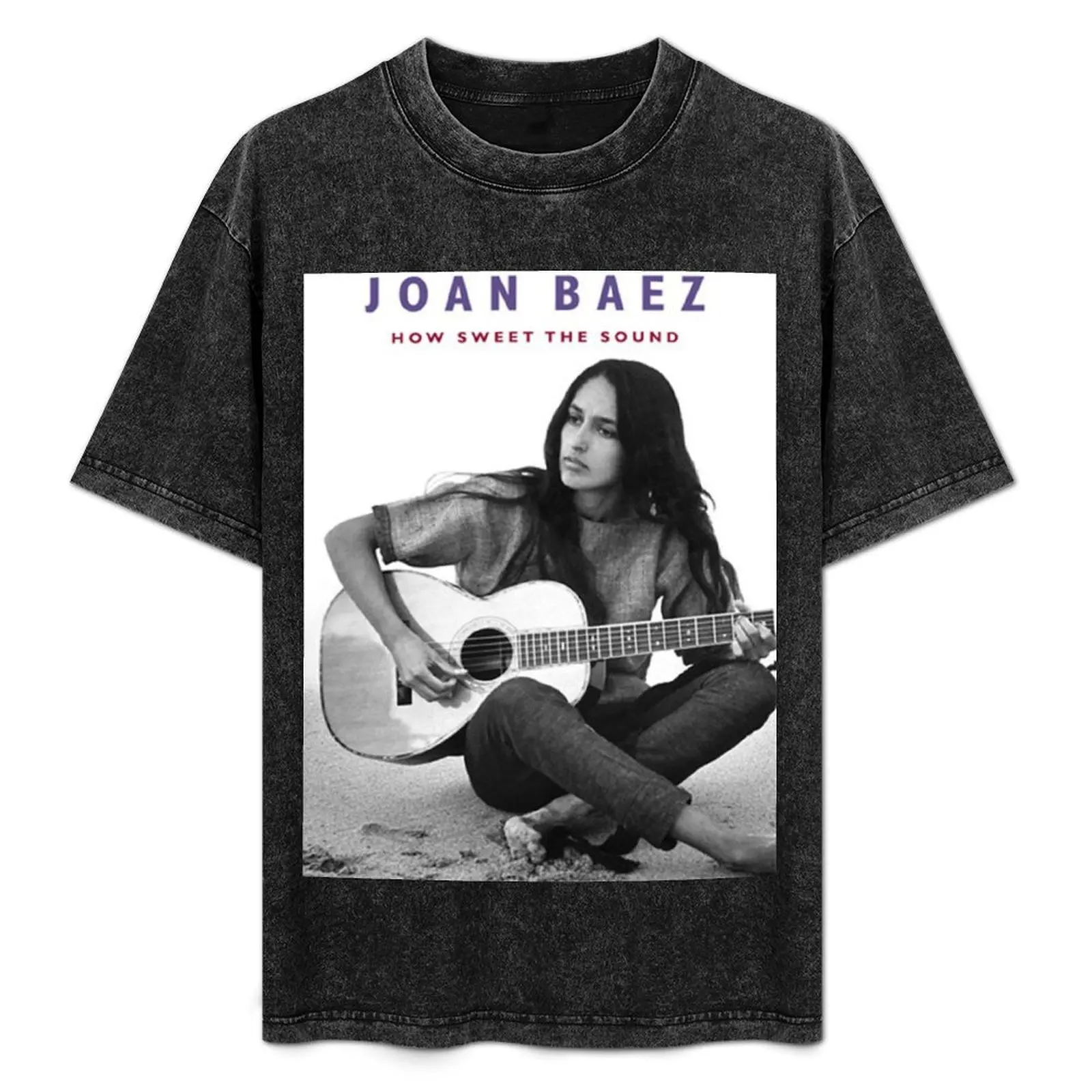 Футболка мужская оверсайз с изображением Джоан Баез рисунок алый дешевая аниме