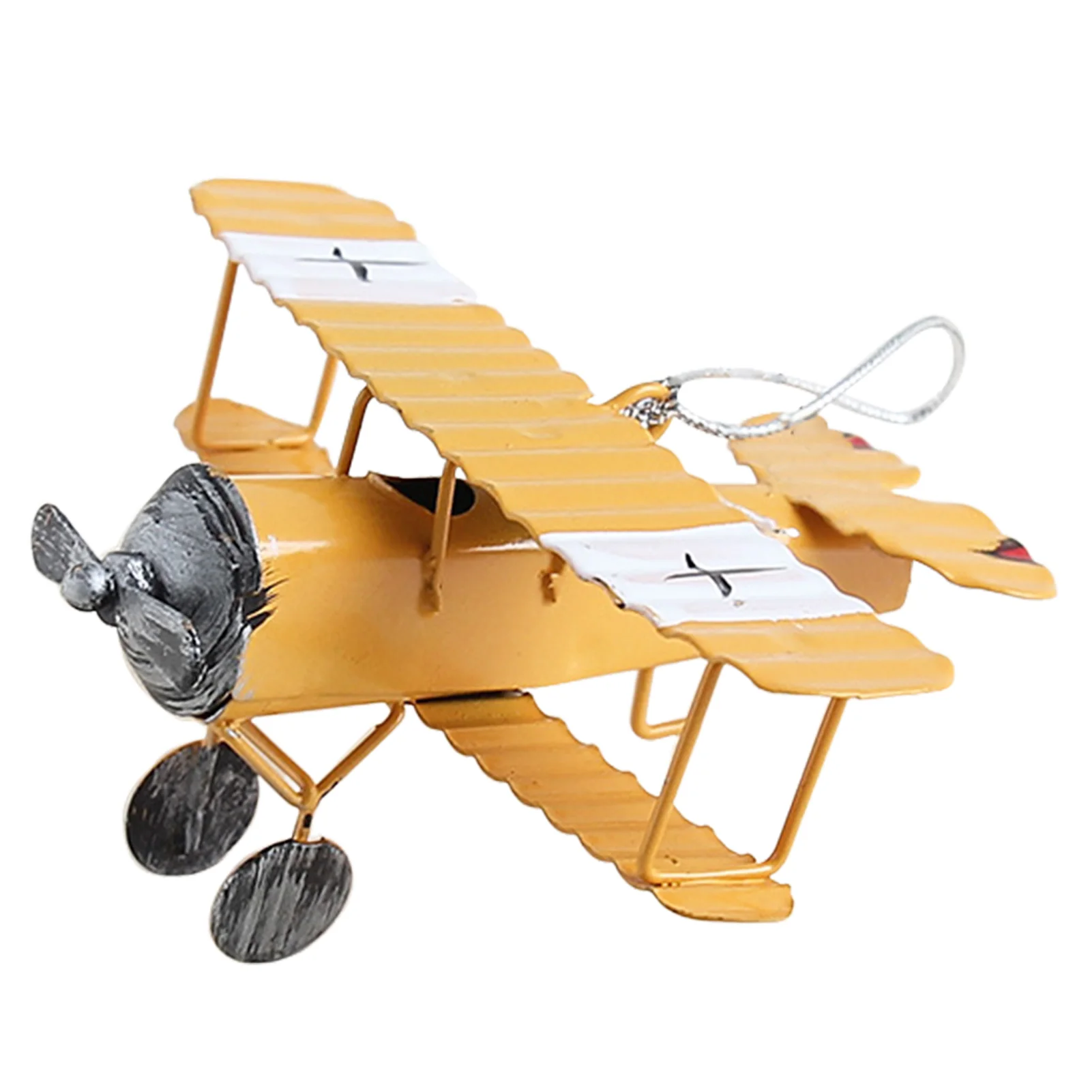 

Vintage Retro Airplane Model Iron Airplane Decor For Room Small Plane Metal Decorative Pendant For Photo Props Office Decor