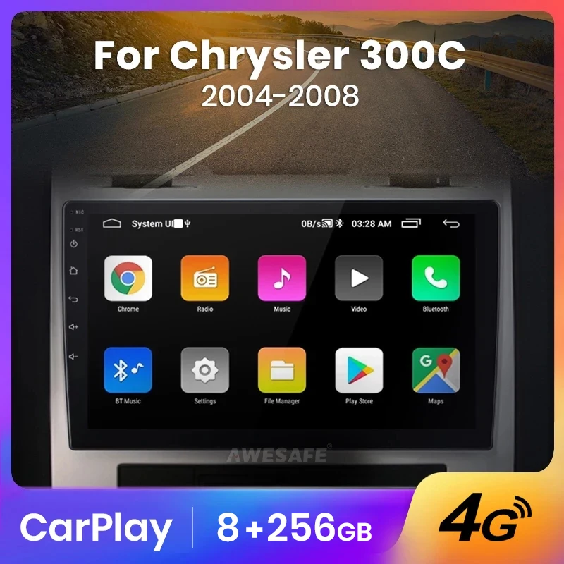 Автомагнитола AWESAFE PX9 для Chrysler 300C 2004-2007 2 din Android |