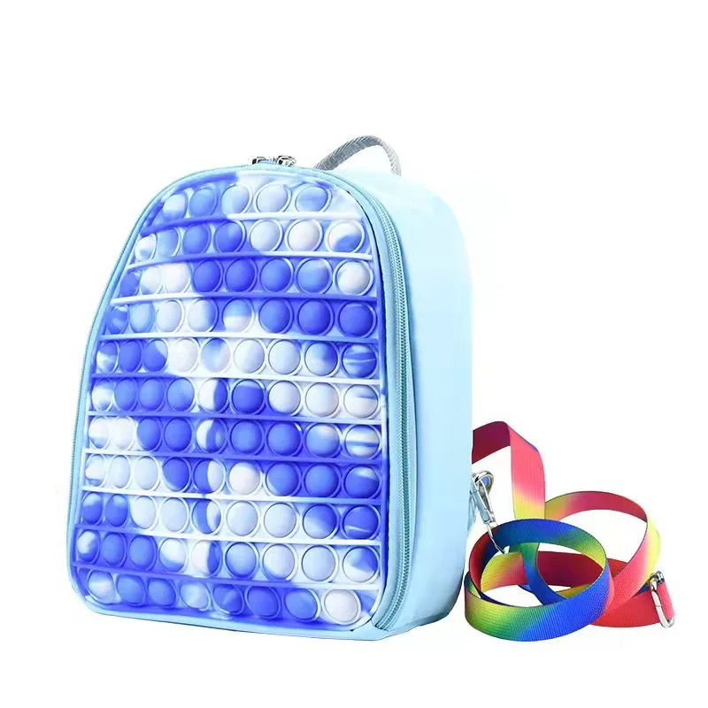 

School Bag Children's Backpack School Bag Silicone Backpack Decompression Toy School Bag mochilas escolares para backpack girls