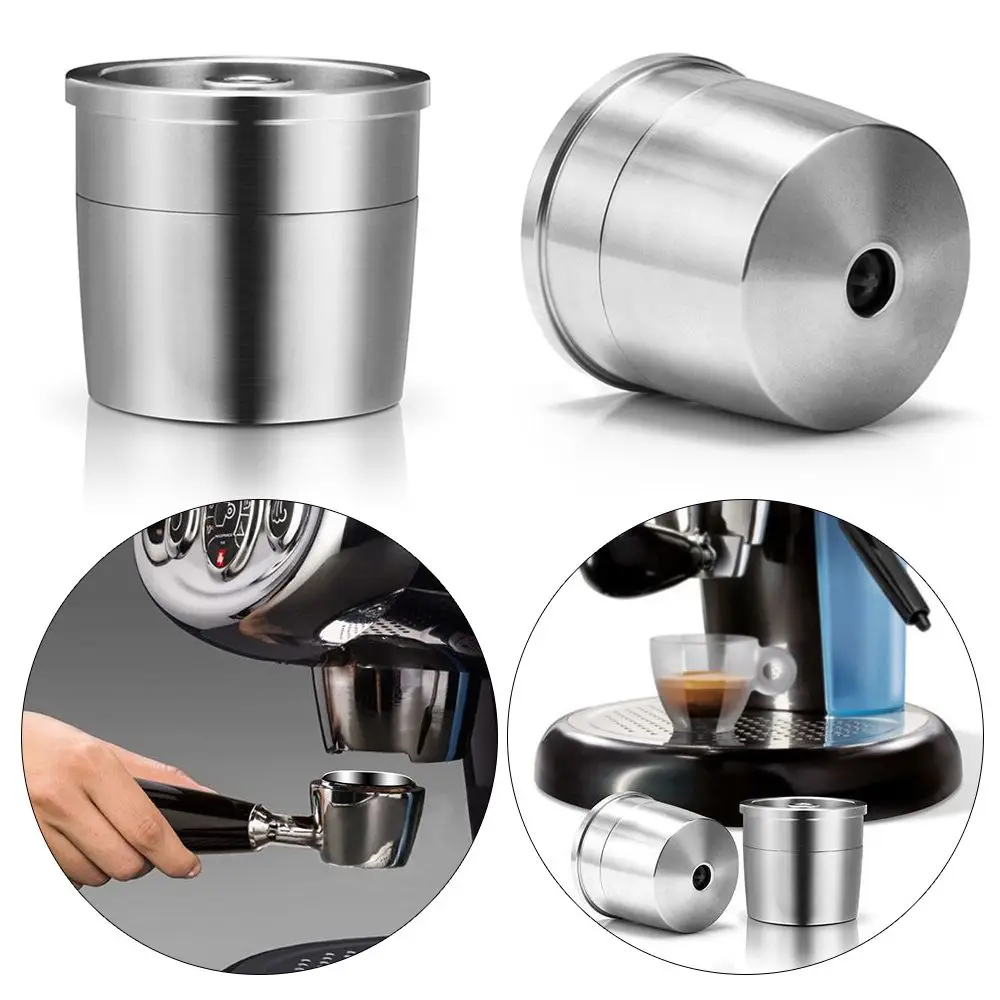 

Espresso Coffee Stainless Steel Crema Maker Reusable Pods Refillable Capsule Coffee Pod Holder Coffee Capsule For illy