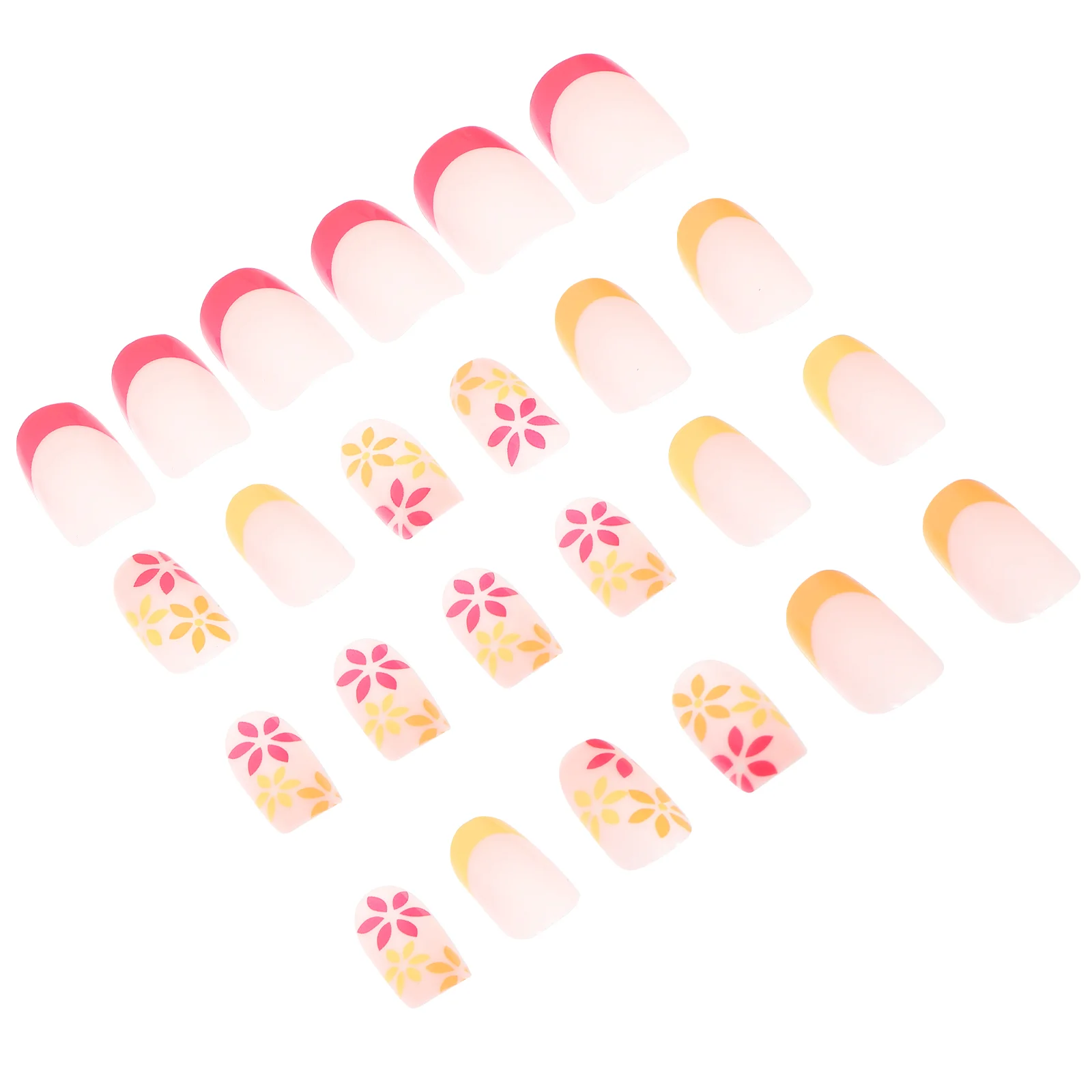 

Xiaohua Wears Manicure Detachable Nails False Tips Press Medium Women Fake Decorative