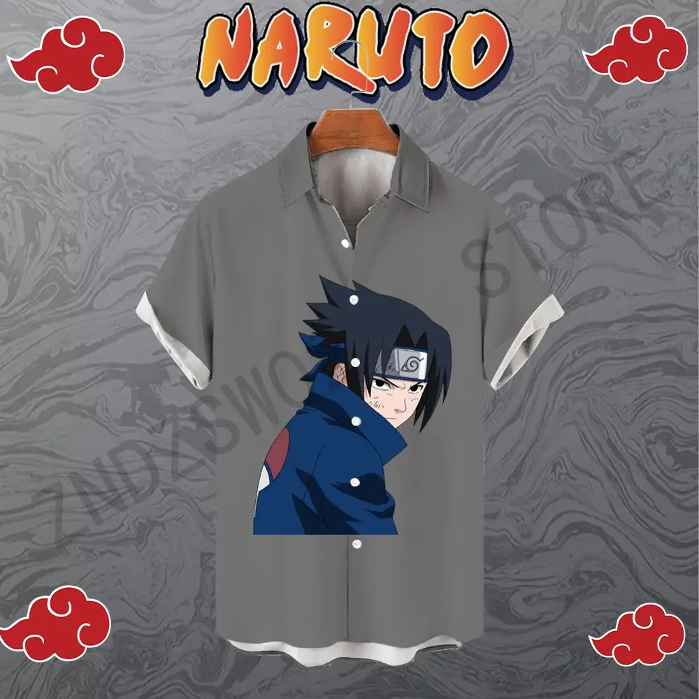Мужская одежда для выпускного Sasuke рубашки мужчин с 3D принтом модная 2022