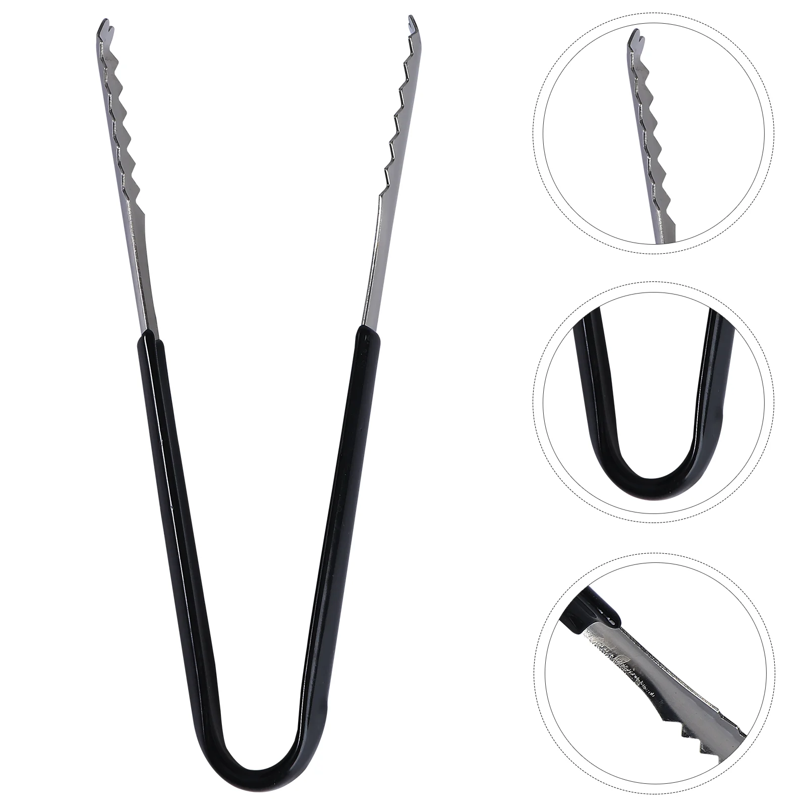 

Tongs Icestainless Steel Freezer Cube Trays Serving Cooking Handle Rubber Bucket Clips Small Saladfruit Buffet Bbq Pasta