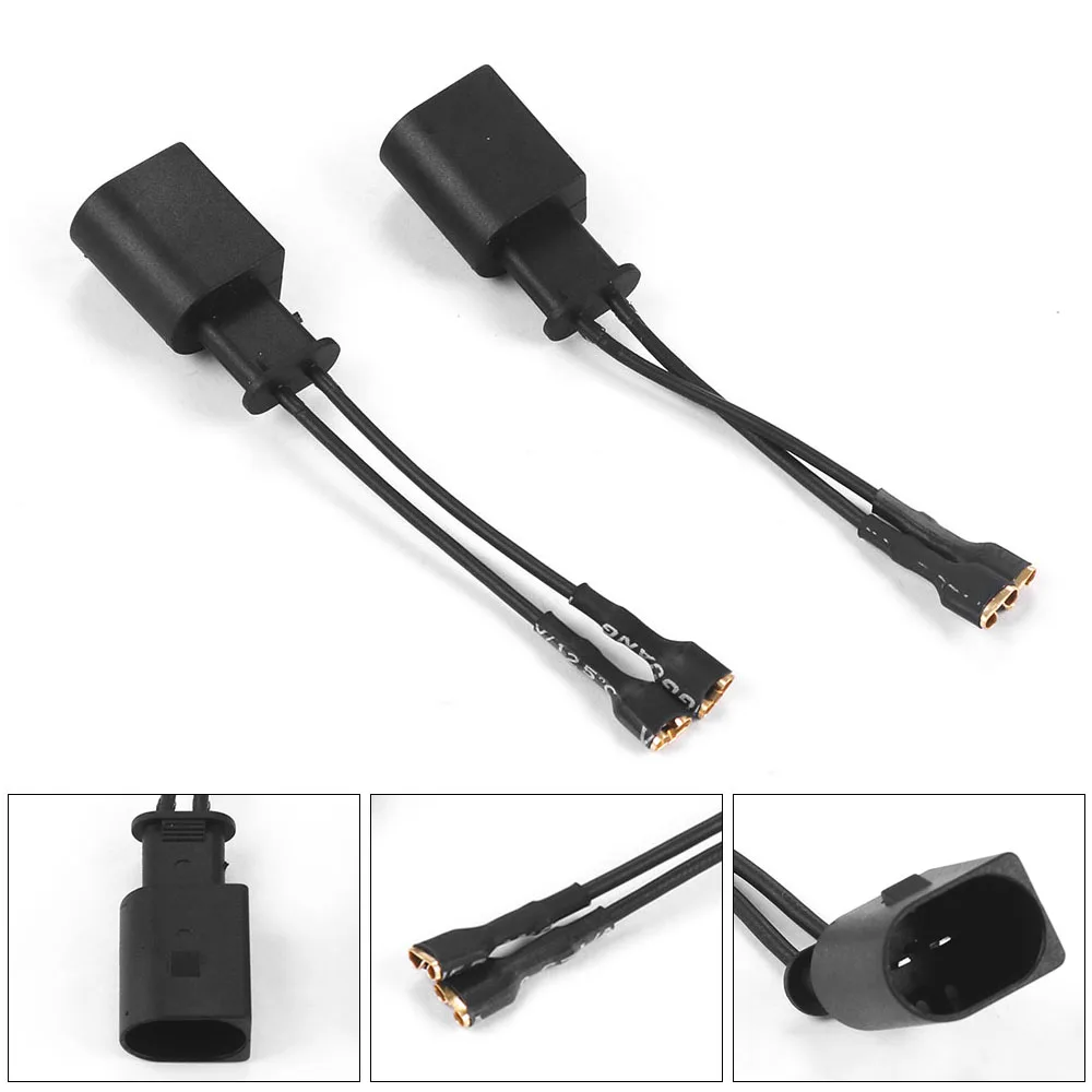 

2 шт., адаптер автомобильного звукового сигнала, жгут проводов, разъем для Audi A6 Volkswagen Porsche Haval Benz-универсальный подходит