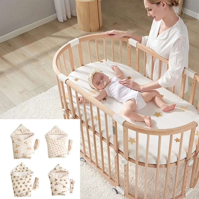

Infant NapCover SwaddleBlankets Quilt Children Infant Cotton Muslin Blanket for Baby Toddler Newborn SwaddleWraps