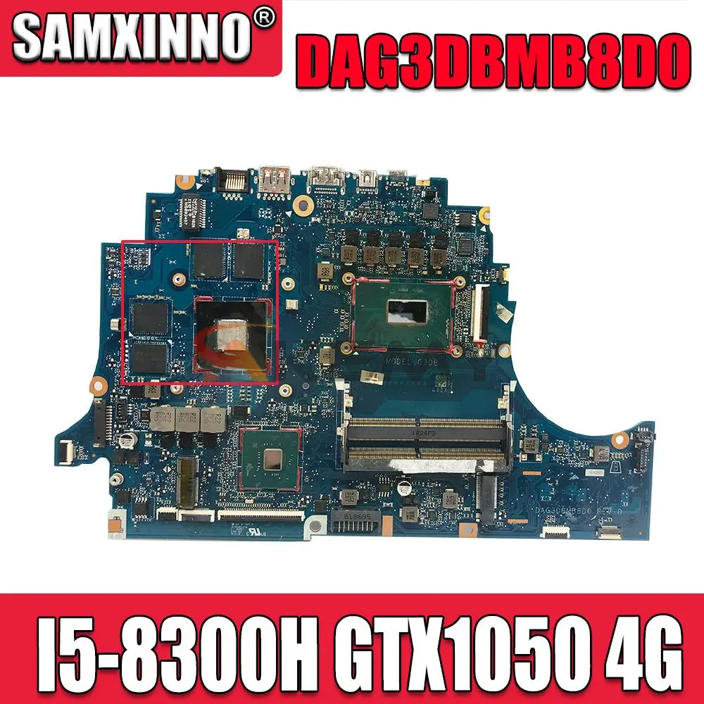 

Laptop Motherboard DAG3DBMB8D0 FOR HP 15-DC WITH I5-8300 GTX1050 4GB Fully tested 100% work