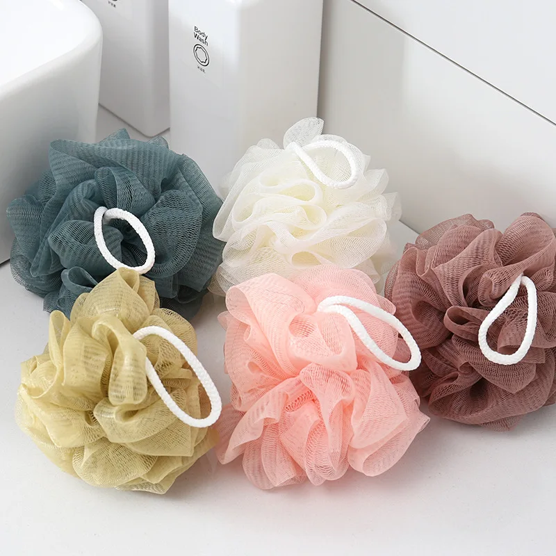 

Reusable Quick Drying Hooked Household Bathroom Bath Sponge Body Scrubber Scrub Wash Body Skin 2 Packs