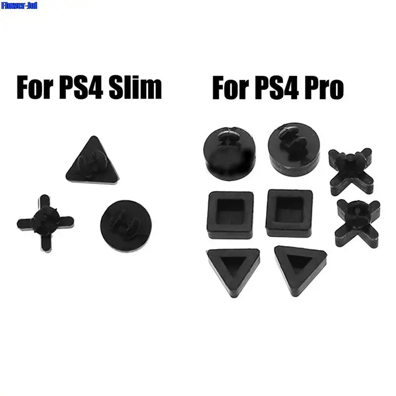 NEW Silicon Bottom Rubber Feet Pads Cover Cap For PS4 PS 4 Pro Slim Console Housing Case Rubber Feet Cover