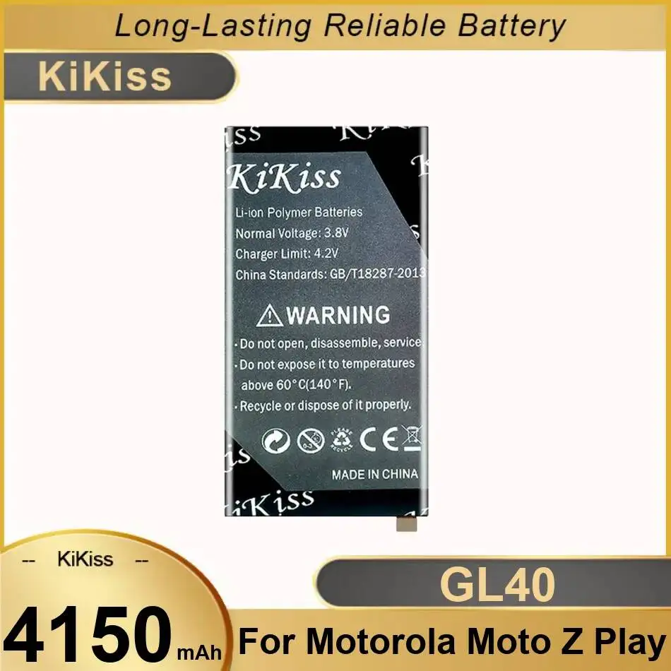 Фото Аккумулятор для мобильного телефона Motorola Moto Z Play Droid XT1635 XT1635-01 XT1635-02 XT1635-03 SNN5974A GL40 4150 мАч, прочный №4
