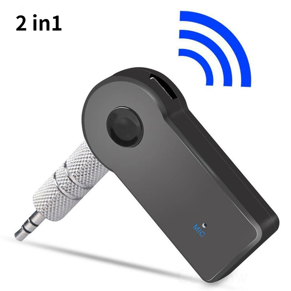 

2 in1 Wireless Bluetooth 5.0 Receiver Transmitter Adapter 3.5mm Jack For Car Music Audio Player Aux Headphone Reciever Handsfree