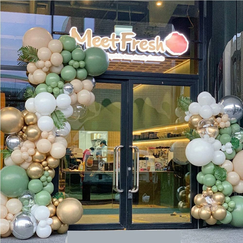 

Avocado Green Balloon Garland Arch Kit Wedding Birthday Decoration Party Balloon for Baby Ballon Set Baloon Accessories New 2022