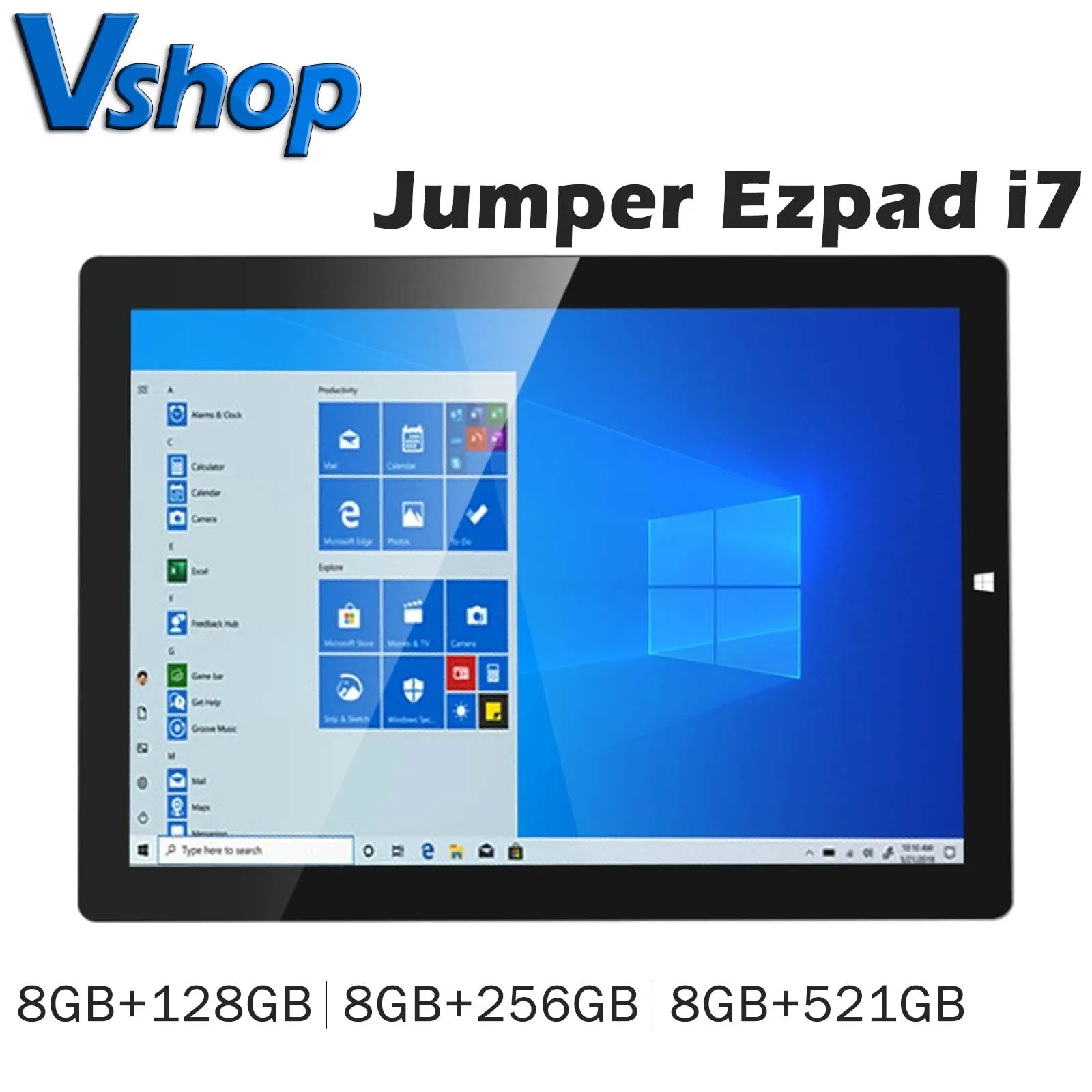 Jumper Ezpad i7 планшет экран 12 дюймов 8 ГБ ОЗУ 128 ГБ/256 ГБ/512 Гб ПЗУ Windows 10 - купить по
