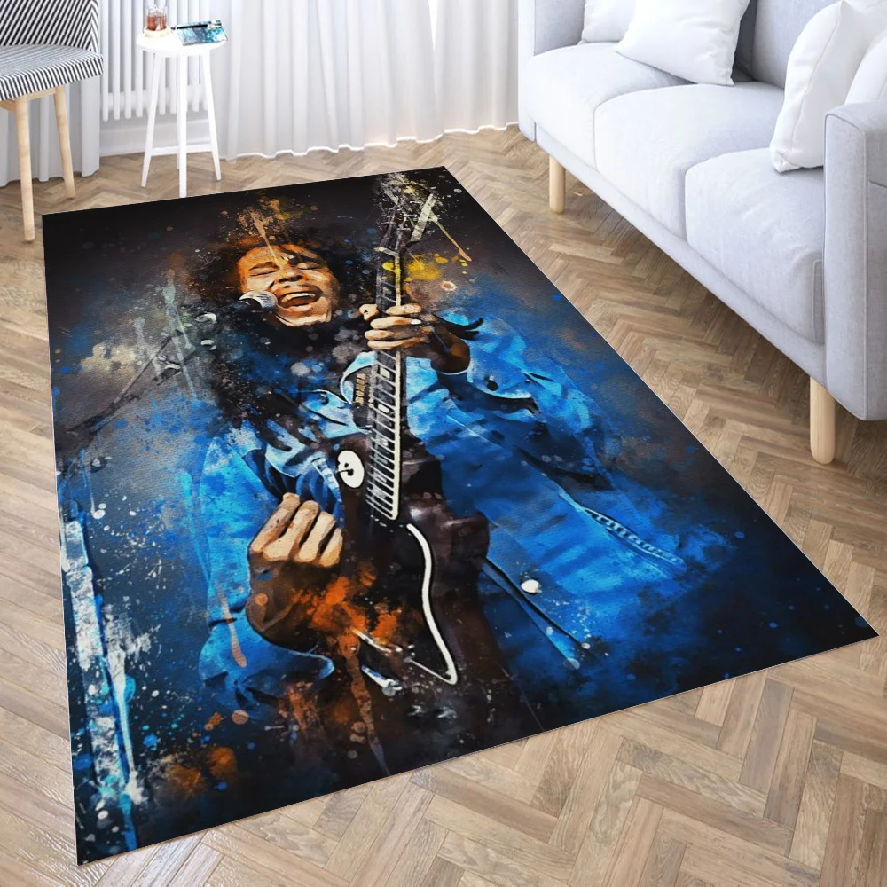 

Bob Marley 3D Carpet Living Room Kitchen Entrance Door Mat Anti-slip Floor Rug Bathroom Area Hallway Mats