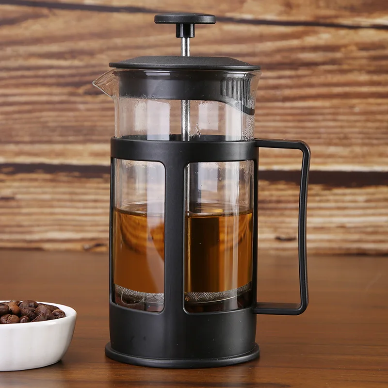 

French Press Coffee Pot Glass Coffee Maker Hand Punch Pot 350Ml/600Ml/800Ml/1000Ml Coffee Brewer with Filtration, Tea Maker