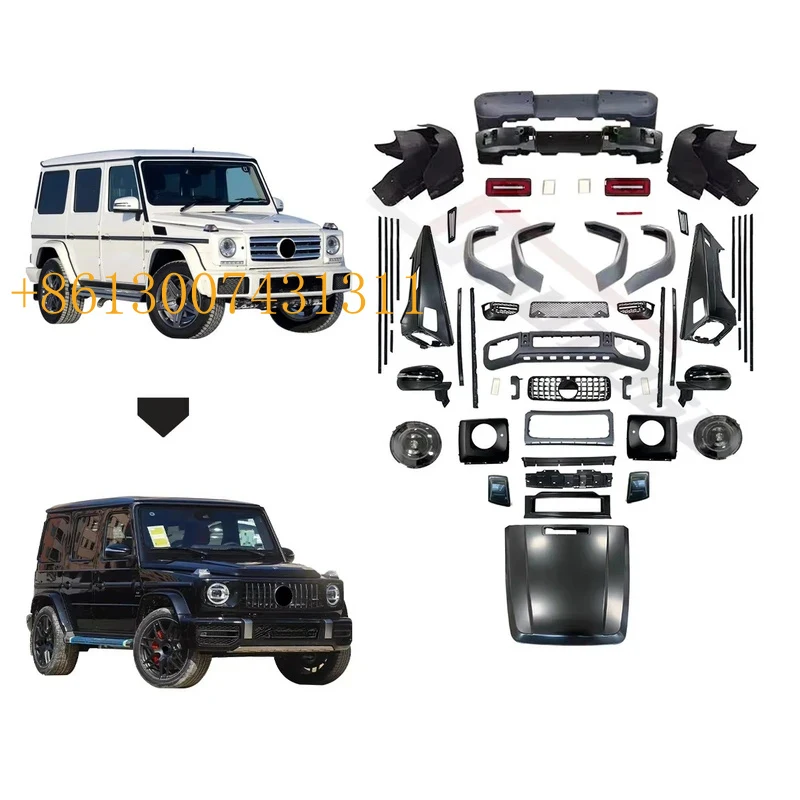 Комплект для переоборудования кузова FactoryAuto: G-Class W463 (00-18) в стиле W464 (2019+) G63 G65, в сборе (art.: 3920db1f00a58) - 3920db1f00a58