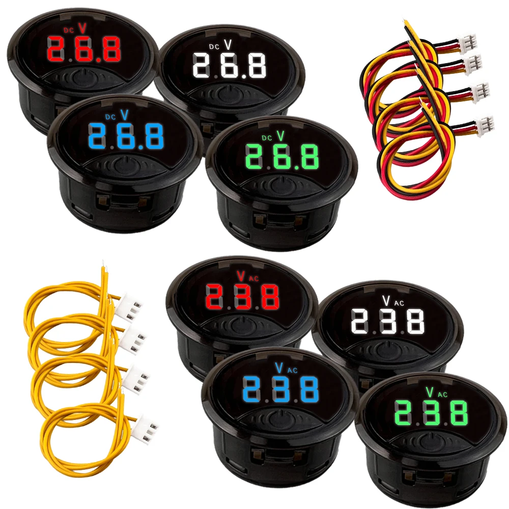 

GlintDeer Mini Round DC/AC Voltmeter
