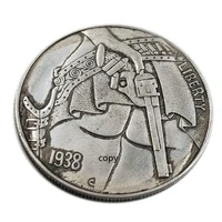 1938 beauty shooter coins modern home decor manga in russian collectible coin gift casino