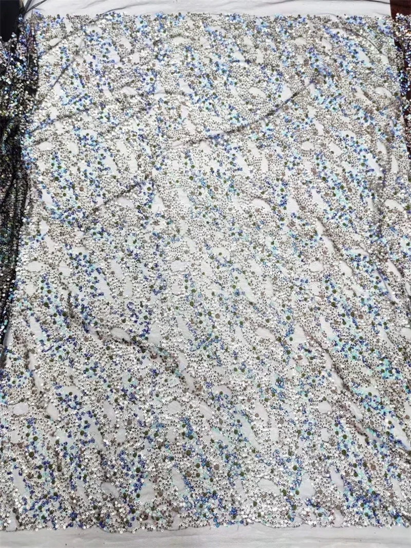 Красивая французская кружевная ткань с блестками африканские кружева идеально