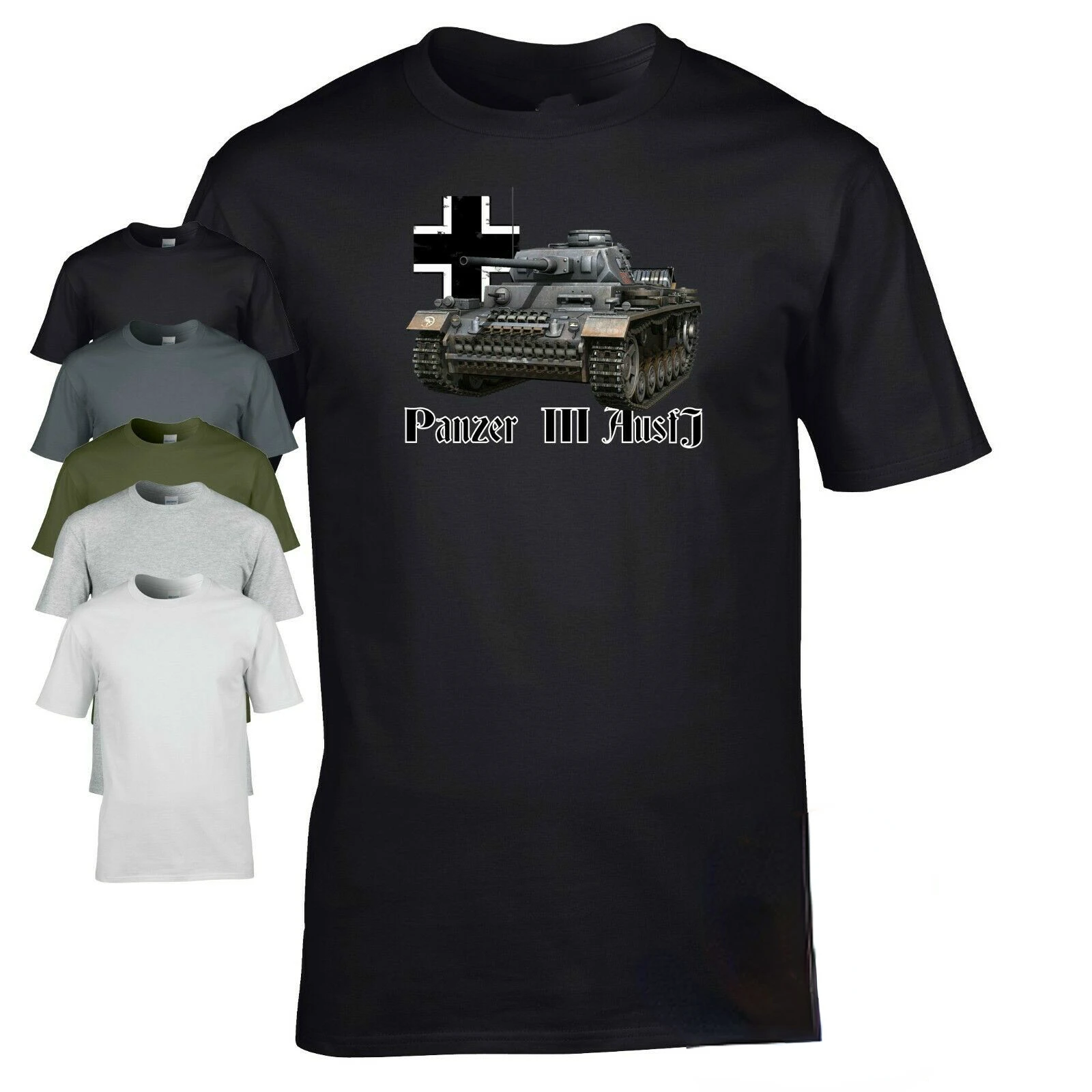 

Panzer 3 Ausf J WW2 German Military Armour Tanks Panzerkampfwagen T-Shirt. Summer Cotton Short Sleeve O-Neck Mens T Shirt S-3XL