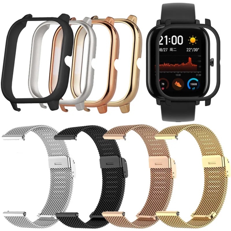 

Milanese Strap Protective Case For Colmi P8 Pro/Se Bracelet Watchband Screen Protector Smart Watch Band Protective Films
