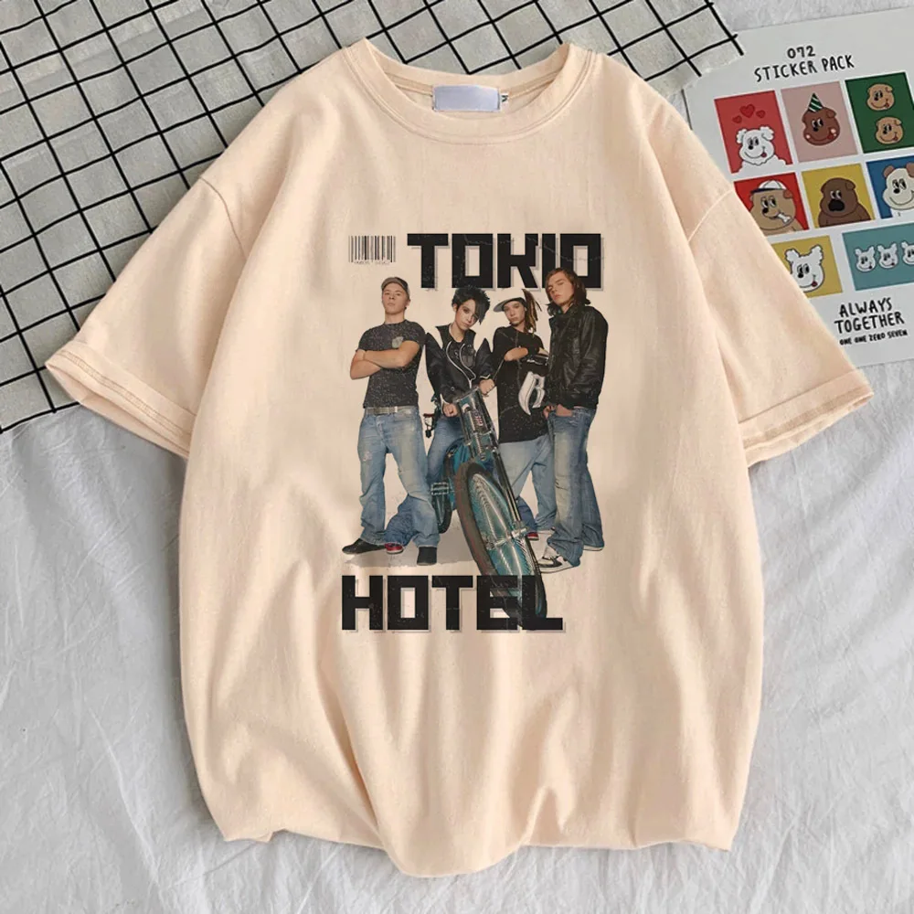 Футболка Tokio Hotel женская каваи 2000-х годов рубашка с рисунком поп-культуры