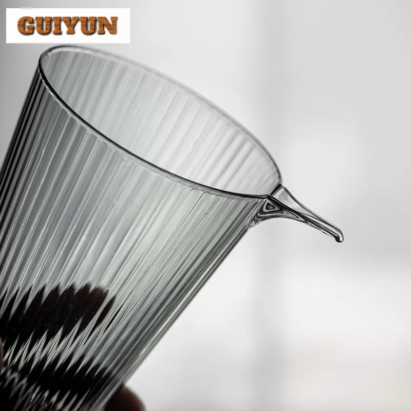 Кувшин для чая из боросиликатного серого стекла 300 мл