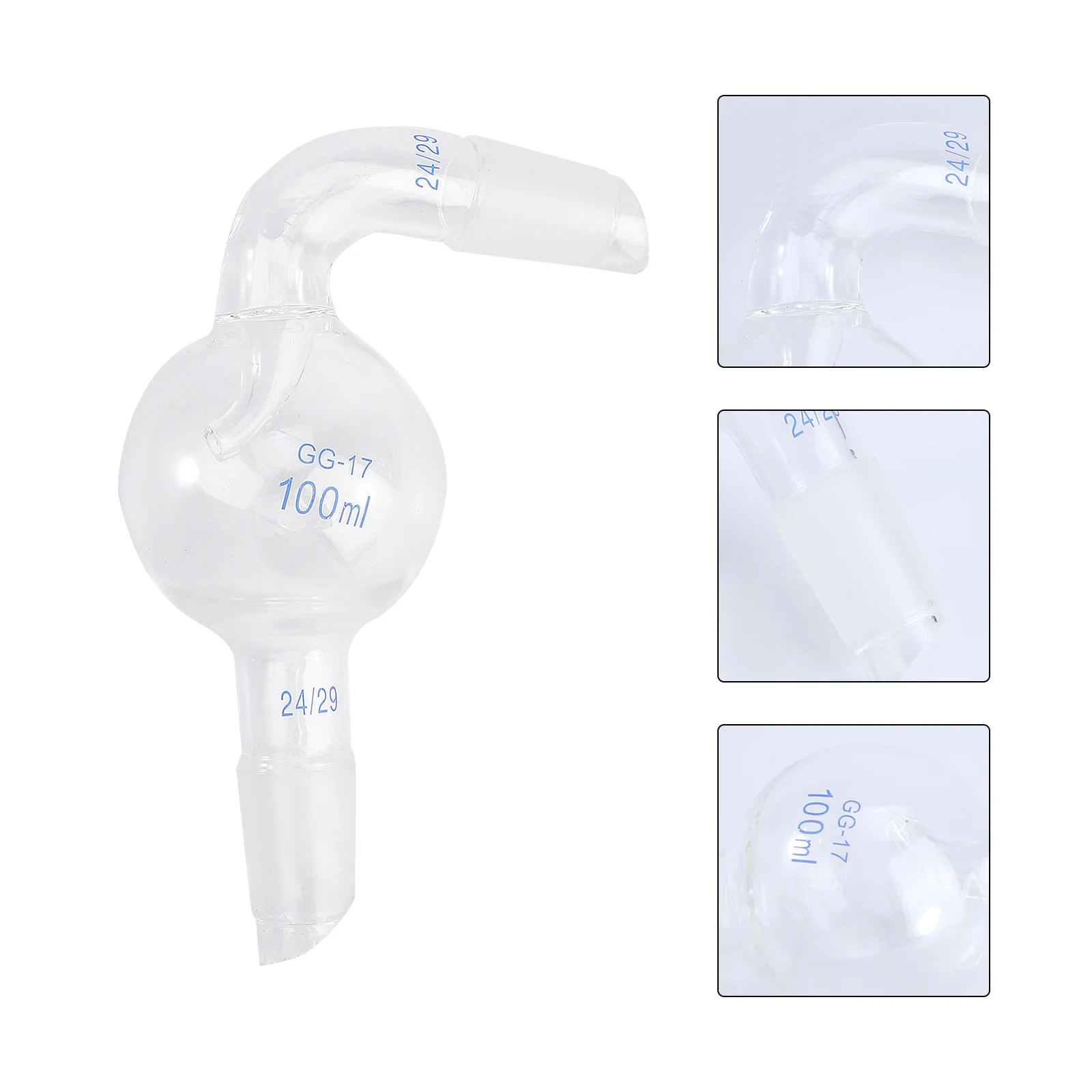 

Splash Ball Glass Buffer Bottle Rotatory Evaporator Accessory Laboratory Bending