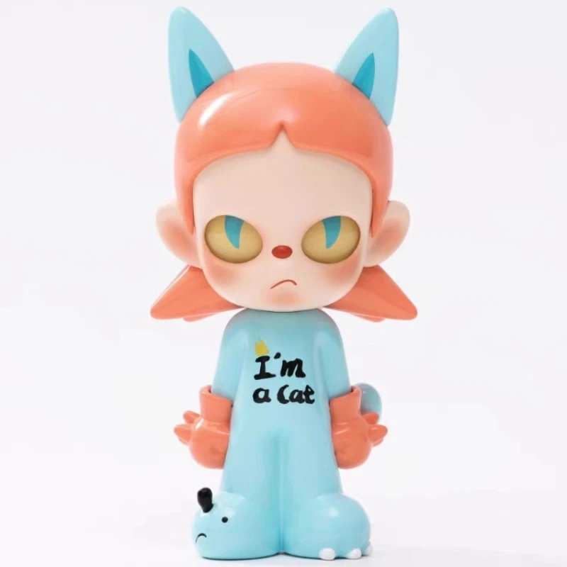 

Popmart Zsiga I'm A Cat Elevator Model Cute Anime Figure Mystery Box Original Desktop Ornaments Collection Girls Birthday Gift