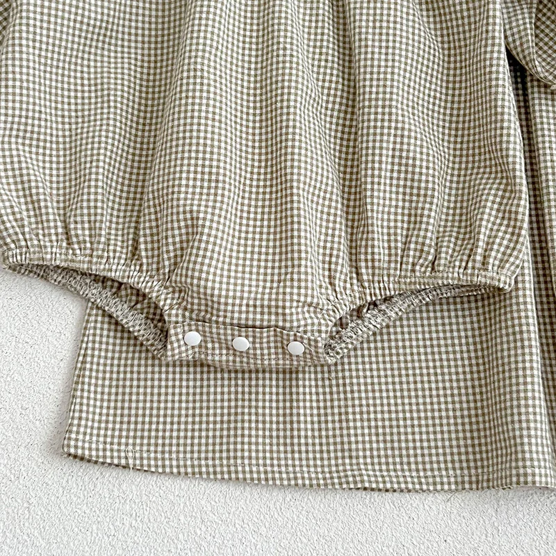 Комбинезоны для новорожденных девочек с длинным рукавом и вышивкой