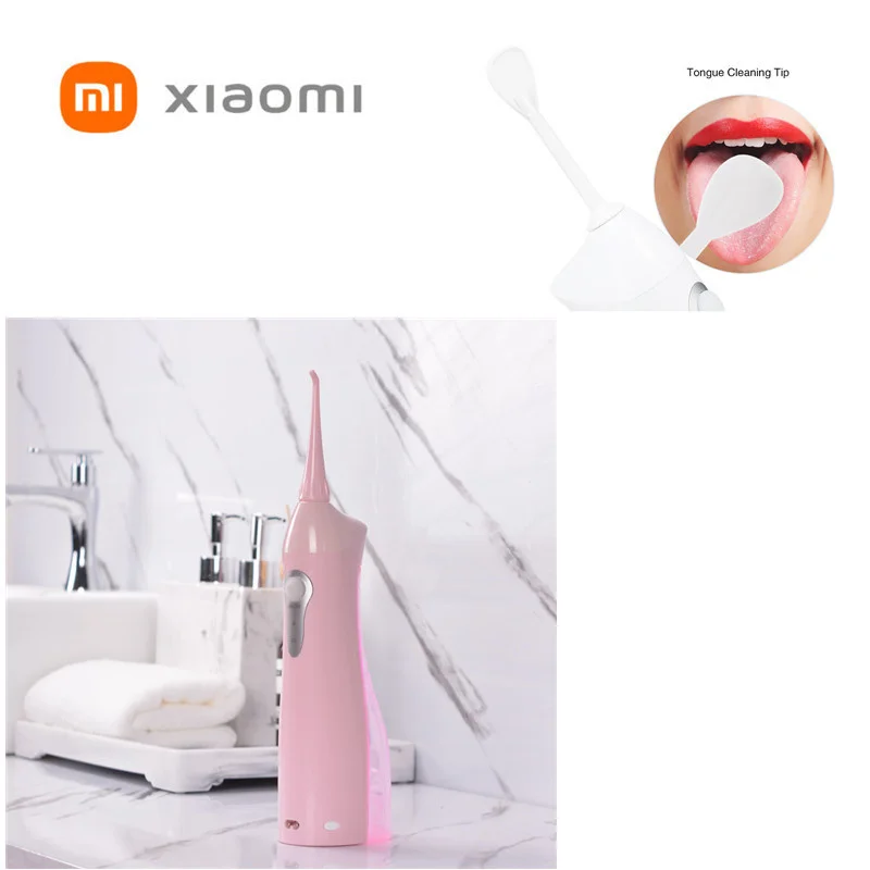 

Устройство для промывки зубов Xiaomi Youpin, портативное устройство для чистки зубов, аппарат для мытья зубов Mijia Lv800s, электрическое устройство дл...