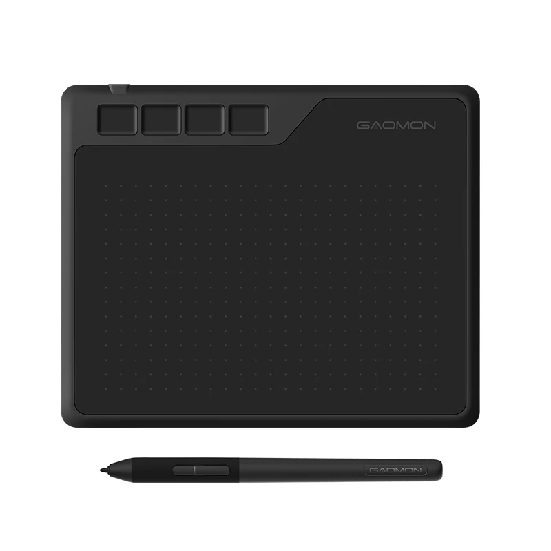 Gaomon S620 6.5x Polegada Anime Digital Gráfico Tablet Arte Placa de Escrita para Desenho & Jogo Osu com 8192 Níveis Caneta Crianças Tablet Tablets digitais