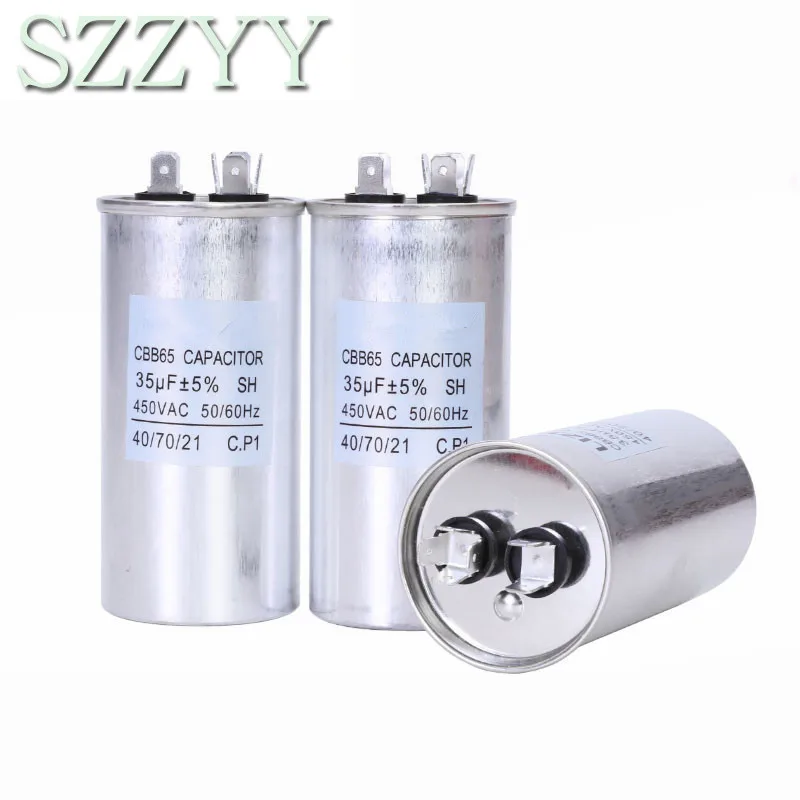 CBB65 air conditioner compressor start capacitor 6/10/16/20/30/40/50/60/70 / 80UF 450V