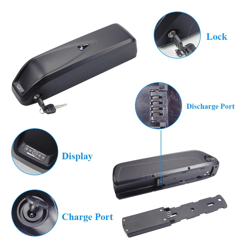 Встроенный аккумулятор для электронного велосипеда Hailong 36 В 12 5 Ач электрического