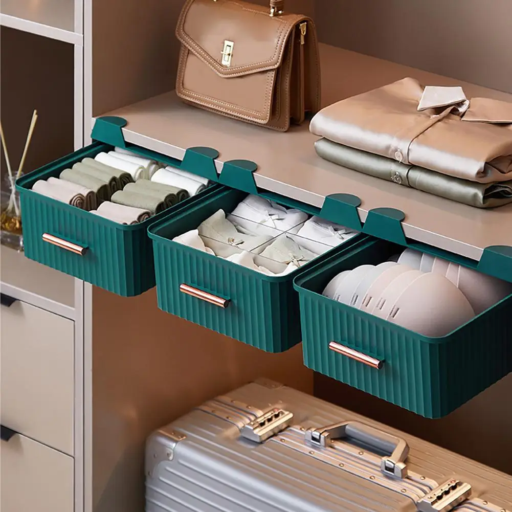 

Sock Divider Box Compact Size Underwear Organizer Box Smooth Edge Drawer Style Socks Ties Organizer Wardrobe Box Save Space