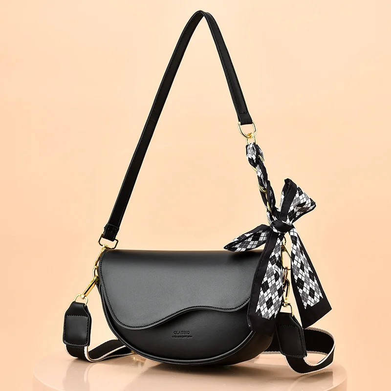 

Small and Luxury Women's Bag 2023 New Fashion Underarm Saddle Bag Simple and Casual One Shoulder Crossbody Bag