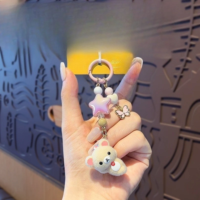 Брелок Rilakkuma: Изысканный, креативный, с индивидуальным дизайном, для школьного рюкзака, кукла-подвеска, декоративный подарок (art.: 3920dc2d14f66) - 3920dc2d14f66