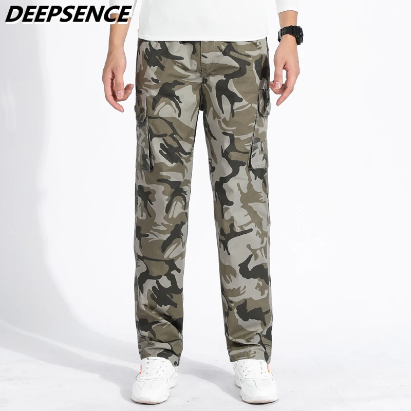 Men Camouflage Cargo Pants Trousers for Men Baggy Joggers Tactical Military Cargo PantsTrousers Men Streetwear Droppshipping