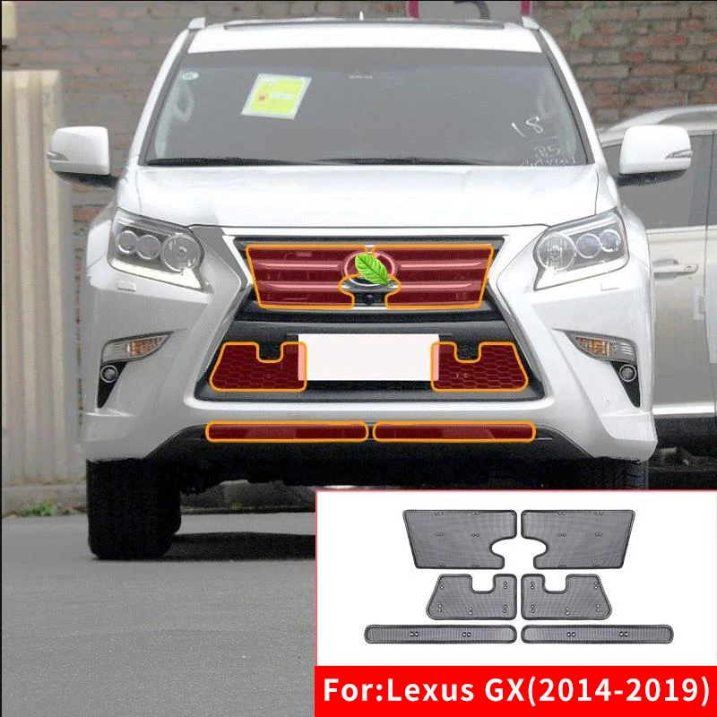 

Аксессуары для наружных модификаций GX 2010 2024, передний гриль для Lexus GX460 GX400, защита от москитов 460 400