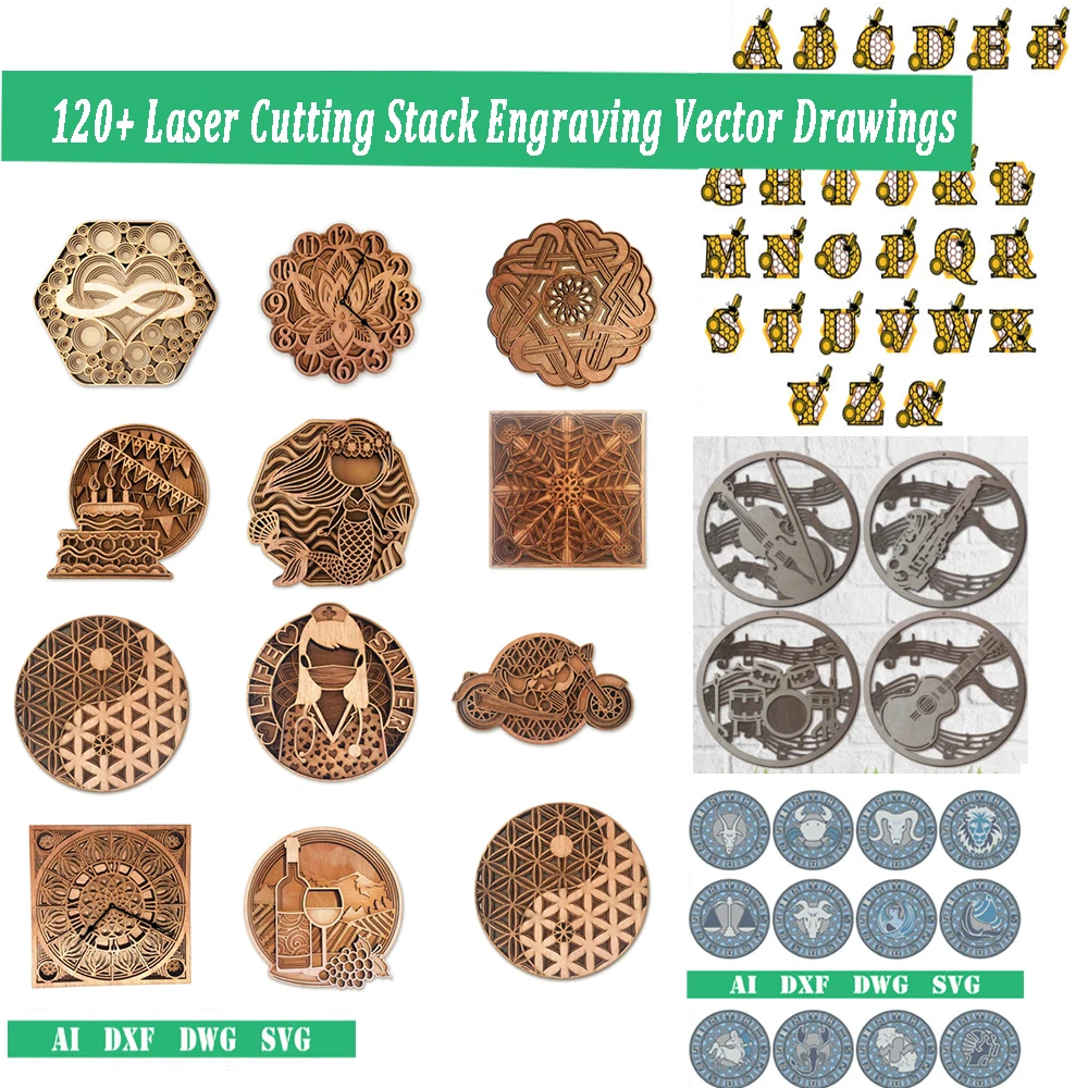 Лазерная резка стопка