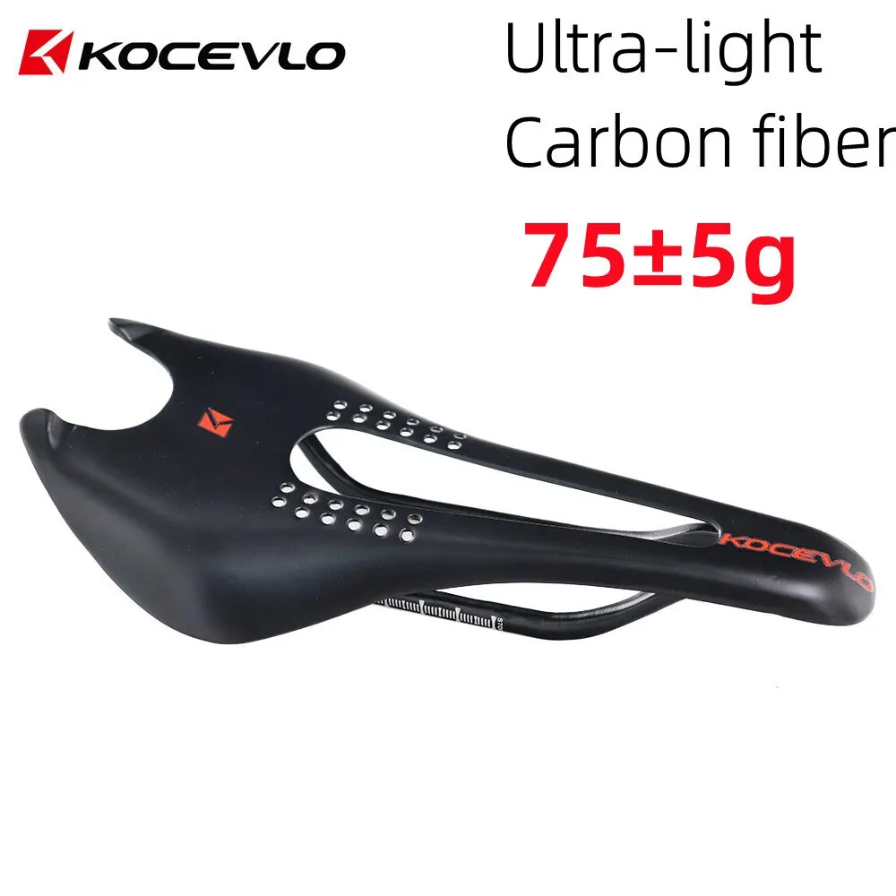 

80g Kocevlo bicycle seat MTB Road Bike carbon plate Saddles Ultralight Breathable Seat Cushion Bike Racing Saddle Parts