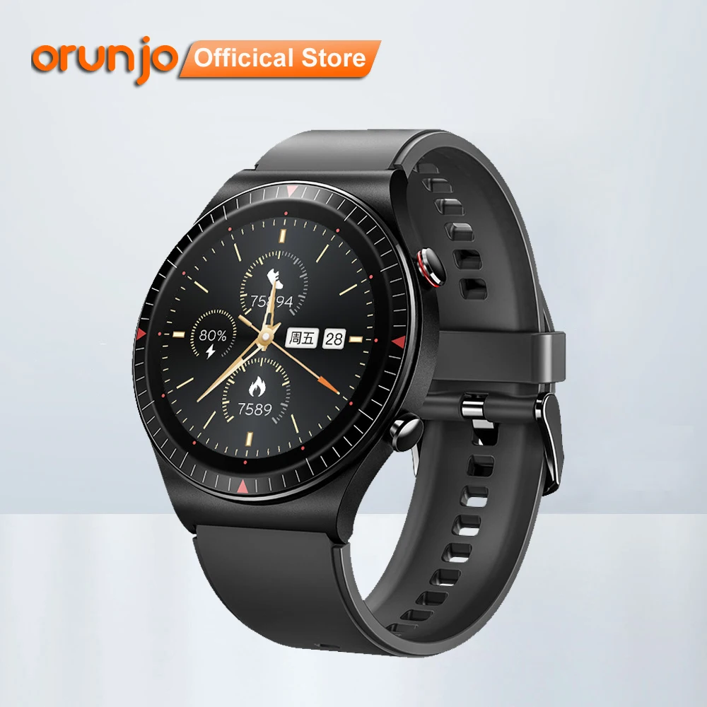 Orunjo T7 Smart Watch uomo 4G ROM Bluetooth chiamata registrazione musica locale Fitness Tracker Smartwatch per Huawei GT2 pro Xiaomi phone